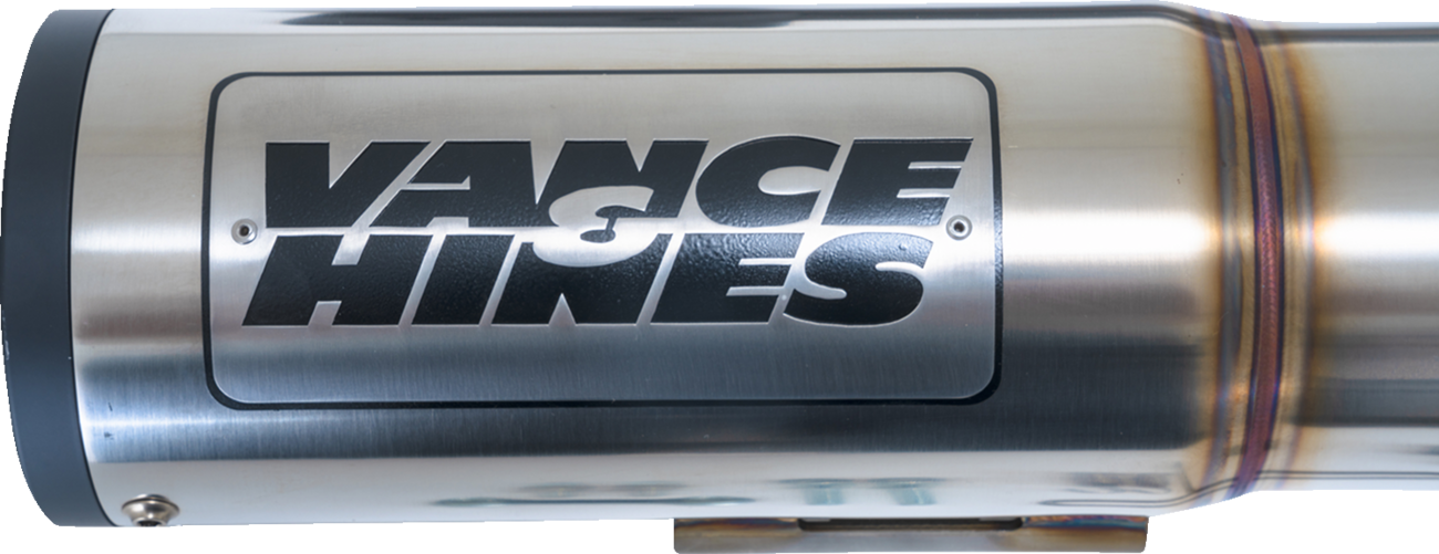 VANCE & HINES Hi-Output RR Exhaust System - Brushed 27321
