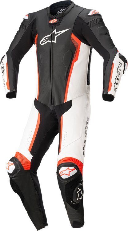 ALPINESTARS Missile v2 1-Piece Suit - Black/White/Red Fluorescent - US 36 / EU 46 3150122-1231-46