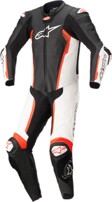 ALPINESTARS Missile v2 - Traje de 1 pieza - Negro/Blanco/Rojo Fluorescente - US 50 / EU 60 3150122-1231-60 