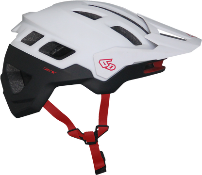 6D ATB-2T Helmet - Ascent - White/Black Matte - XS/S 23-0024