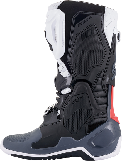 ALPINESTARS Tech 10 Supervented Boots - Black/White/Gray/Red - US 9 2010520-1213-9