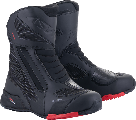 ALPINESTARS RT-7 Drystar® Boots - Black/Red - US 11.5 / EU 45 2443023-13-45