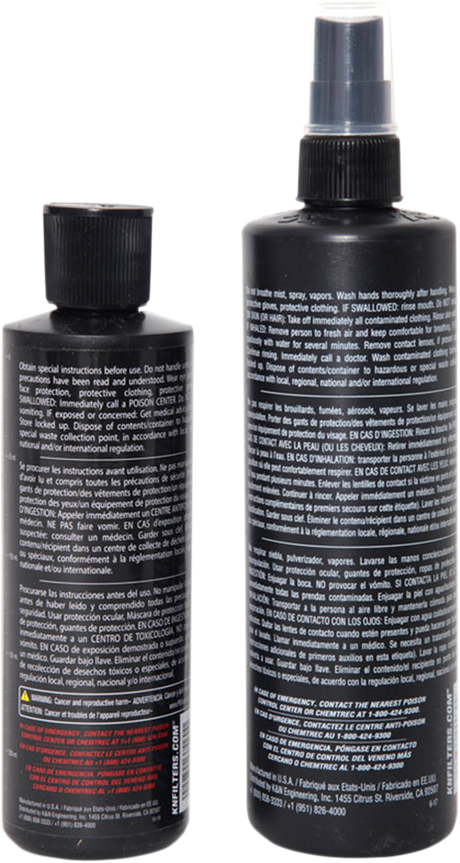K & N Black Air Filter Care Kit 99-5050BK