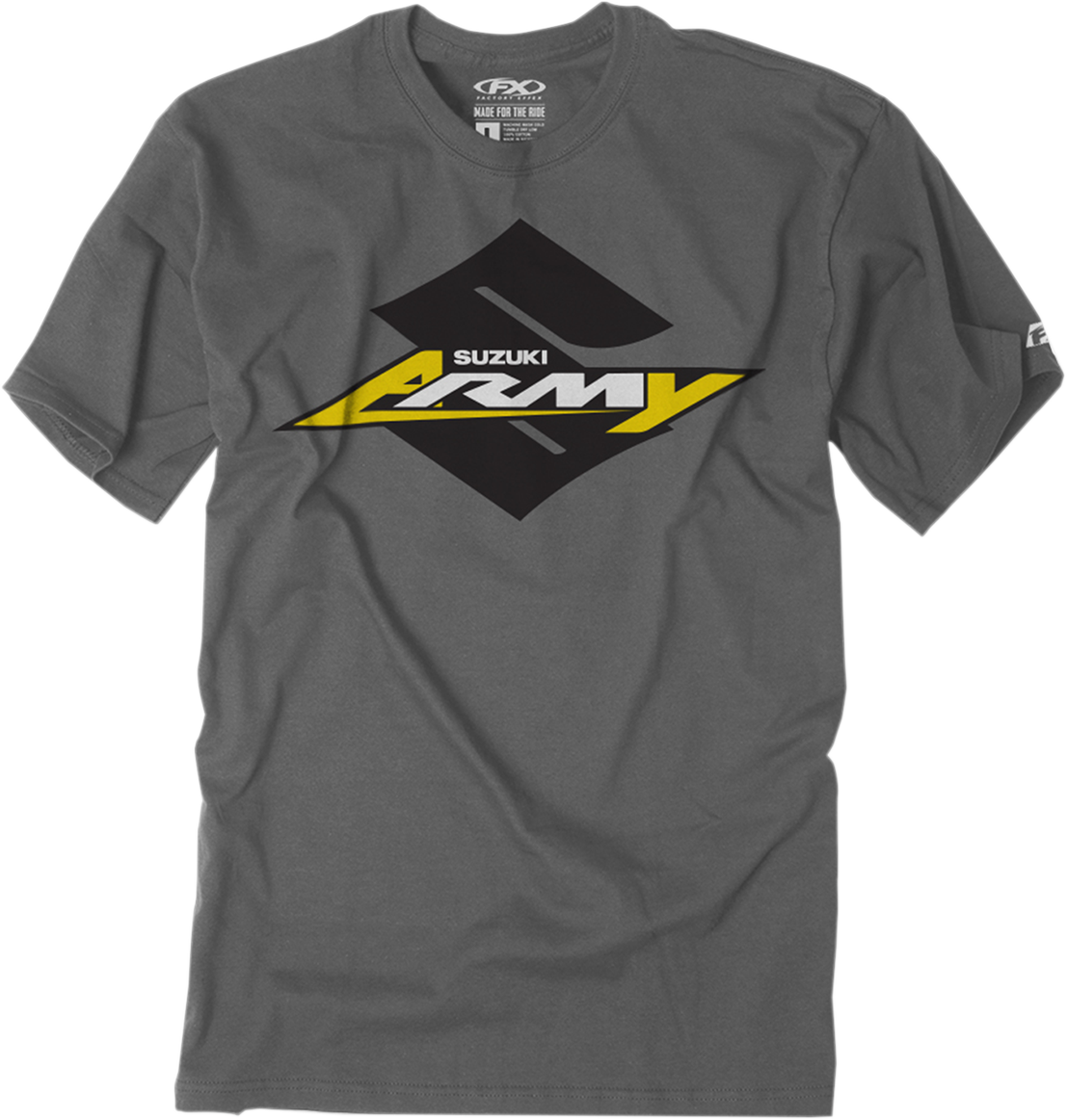 FACTORY EFFEX Camiseta Suzuki para jóvenes - Carbón - Pequeña 22-83400 