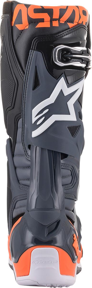 Botas ALPINESTARS Tech 10 - Naranja fluorescente/Gris frío - US 8 2010020-9040-8 