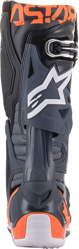 Botas ALPINESTARS Tech 10 - Naranja fluorescente/Gris frío - US 8 2010020-9040-8 