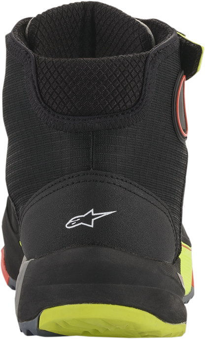 Zapatos ALPINESTARS CR-X Drystar - Negro/Rojo/Amarillo Fluorescente - US 8 261182015388 