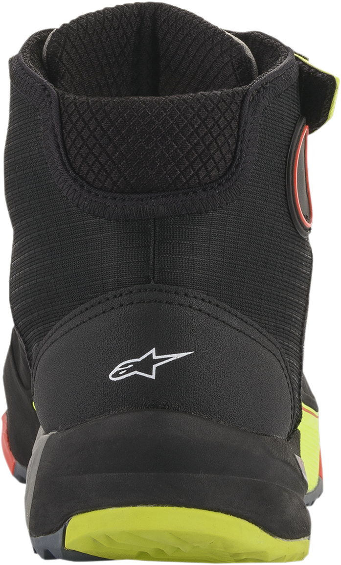 Zapatos ALPINESTARS CR-X Drystar - Negro/Rojo/Amarillo Fluorescente - US 11 2611820153811 