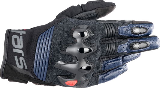 ALPINESTARS Halo Gloves - Dark Blue/Black - Small 3504822-7109-S
