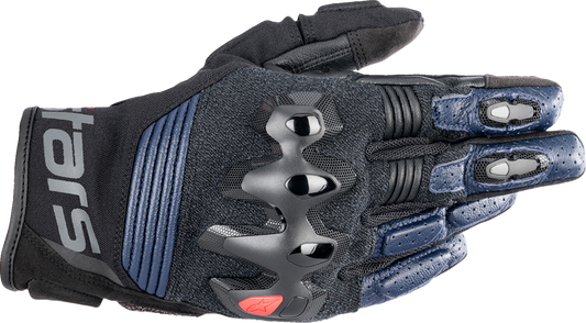 ALPINESTARS Halo Gloves - Dark Blue/Black - 3XL 3504822-7109-3X