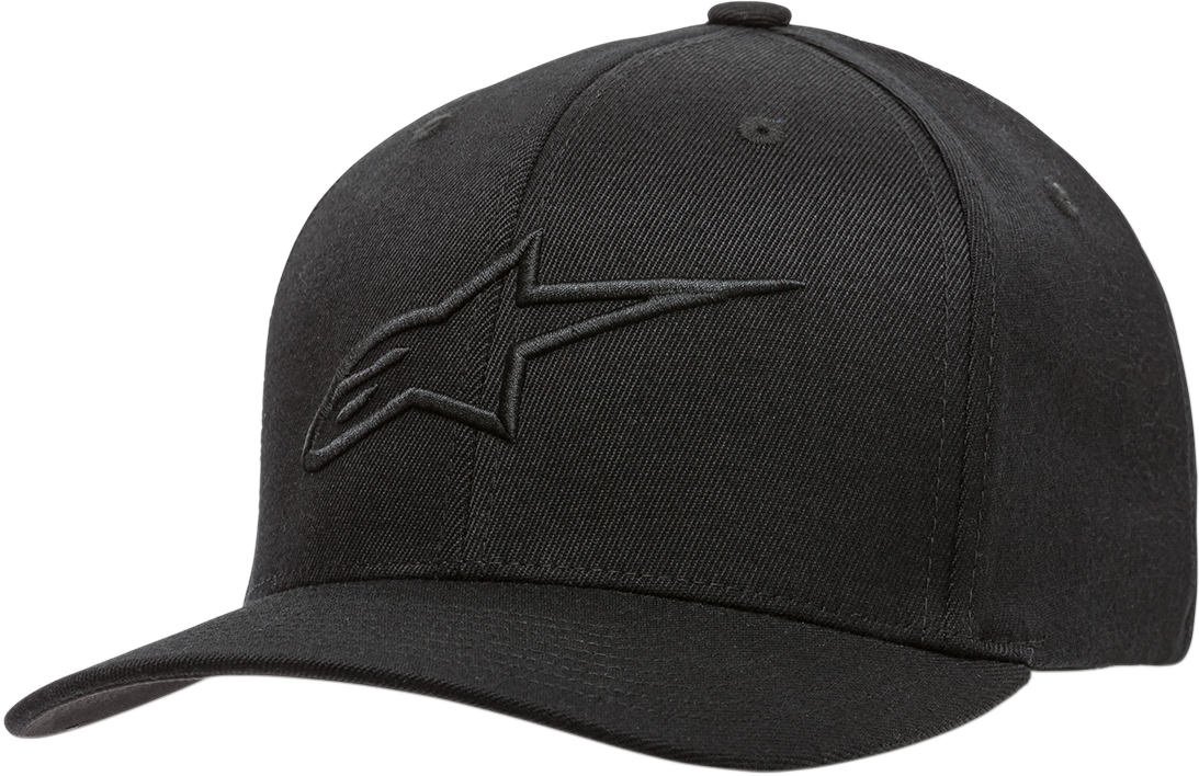 ALPINESTARS Ageless Curve Hat - Black/Black - Large/XL 1017810101010LX