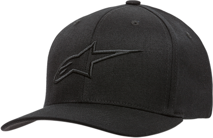 ALPINESTARS Ageless Curve Hat - Black/Black - Large/XL 1017810101010LX