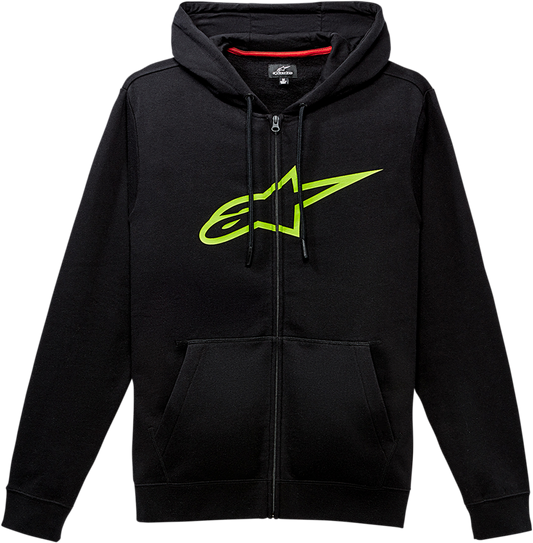 ALPINESTARS Ageless 2 Zip Hoodie - Black/Green - 2XL 10385305210602X