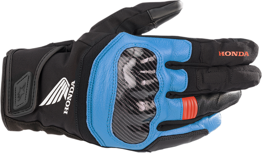ALPINESTARS Honda SMX Z Drystar® Gloves - Black/Blue/Bright Red - Small 3527321-1737-S