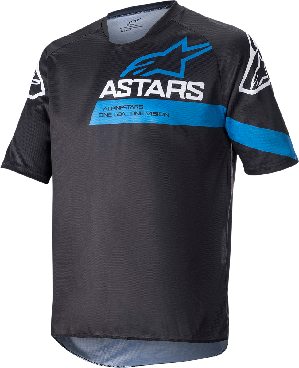 Camiseta ALPINESTARS Racer V3 - Negro/Azul brillante - XL 1762922-1078-XL 