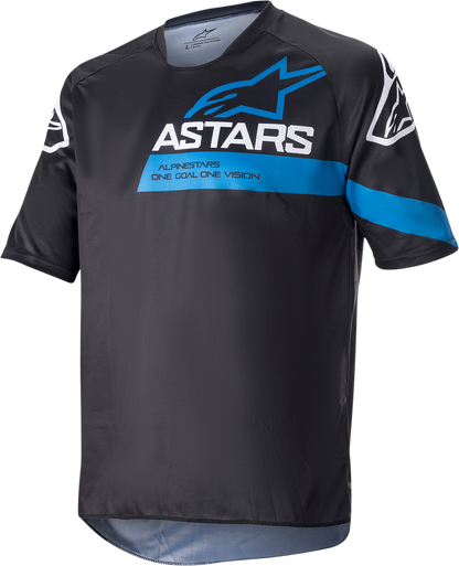 Camiseta ALPINESTARS Racer V3 - Negro/Azul brillante - Mediano 1762922-1078-MD 