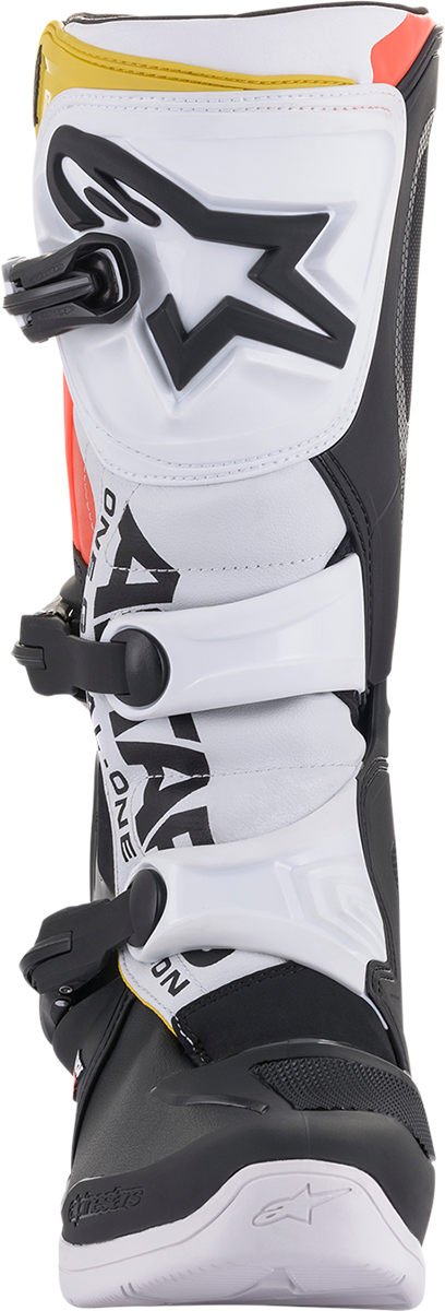 Botas ALPINESTARS Tech 3 - Negro/Blanco/Naranja - US 12 2013018-1238-12 