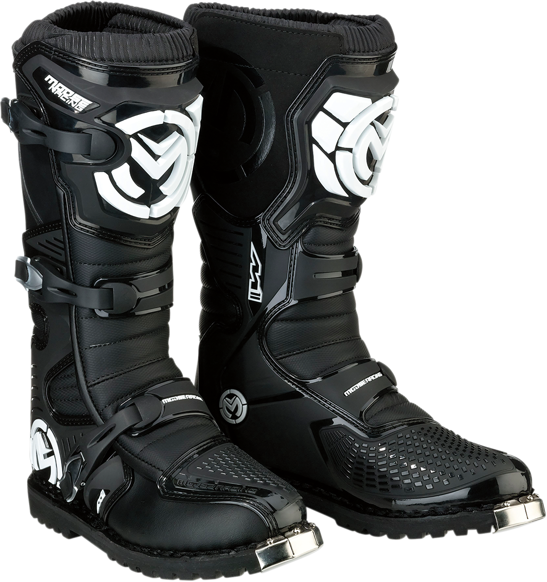 MOOSE RACING M1.3 ATV Boots - Black/White - Size 15 3410-2005