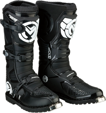 MOOSE RACING M1.3 ATV Boots - Black/White - Size 15 3410-2005