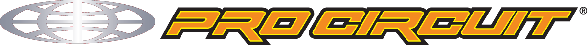 Calcomanías con logotipo de FACTORY EFFEX - Circuito profesional - Paquete de 5 04-2694