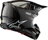 Casco ALPINESTARS Supertech M10 - Sólido - MIPS - Carbono negro brillante - Grande 8300323-1188-L 