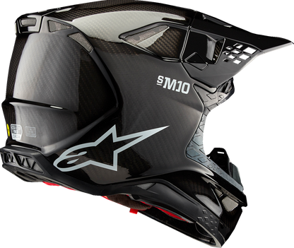 ALPINESTARS Supertech M10 Helmet - Solid - MIPS® - Gloss Black Carbon - XL 8300323-1188-XL