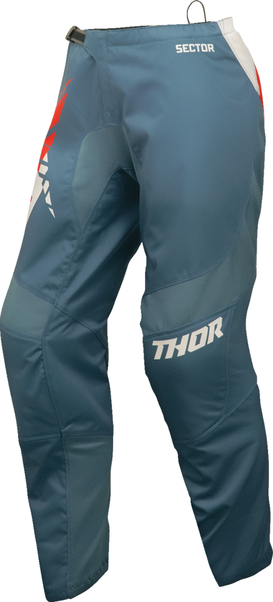 THOR Women's Sector Split Pants - Blue/White - 3/4 2902-0342