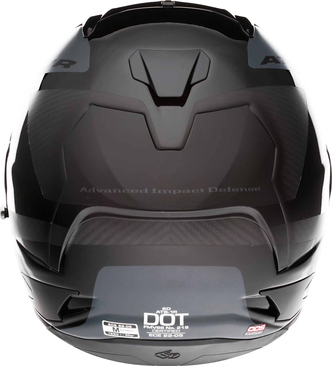 6D ATS-1R Helmet - Wyman - Black/Gray - 2XL 30-0709