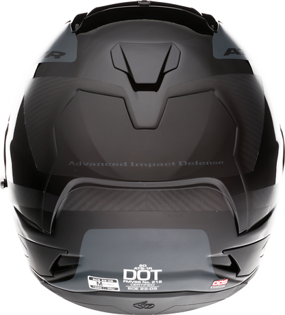 6D ATS-1R Helmet - Wyman - Black/Gray - Large 30-0707