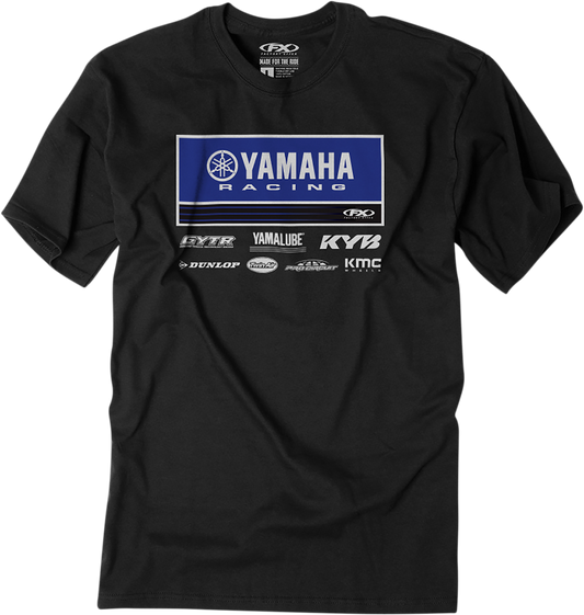 FACTORY EFFEX Yamaha 21 Racewear T-Shirt - Black - Medium 24-87222