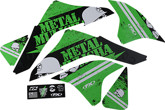 Kit gráfico FACTORY EFFEX Metal Mulisha - Kawasaki 23-11124 
