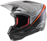 ALPINESTARS SM5 Helmet - Rayon - Black/White/Orange - XL 8304121-1242-XL