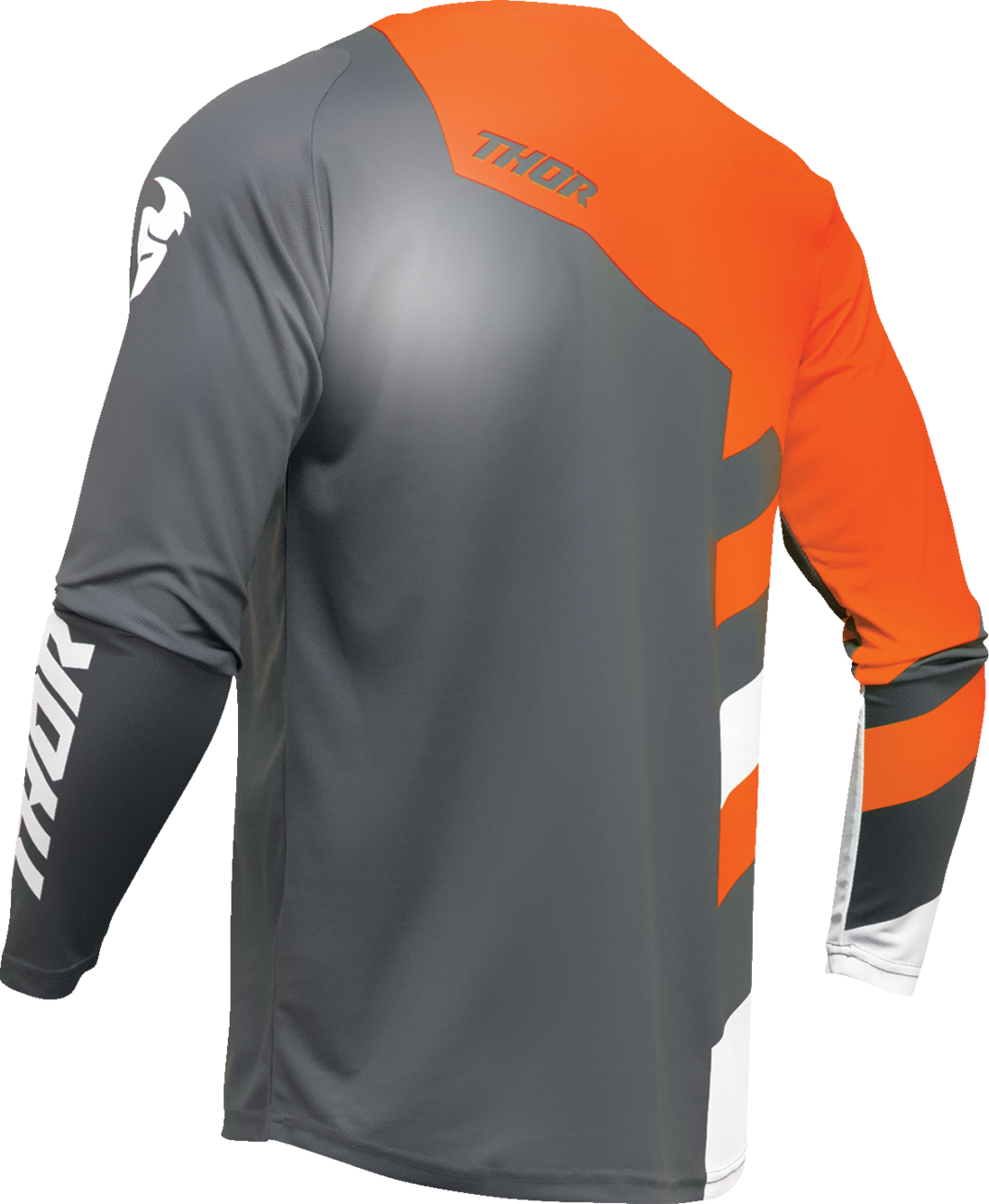 THOR Youth Sector Checker Jersey - Charcoal/Orange - XS 2912-2413