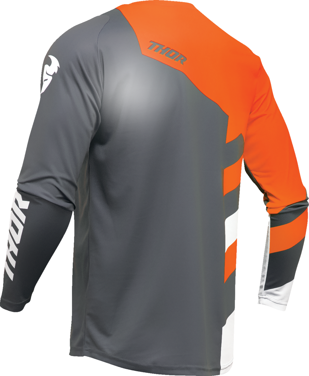 THOR Youth Sector Checker Jersey - Charcoal/Orange - Large 2912-2416