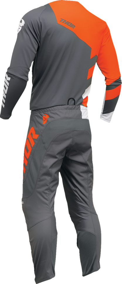 THOR Sector Checker Jersey - Charcoal/Orange - Small 2910-7587