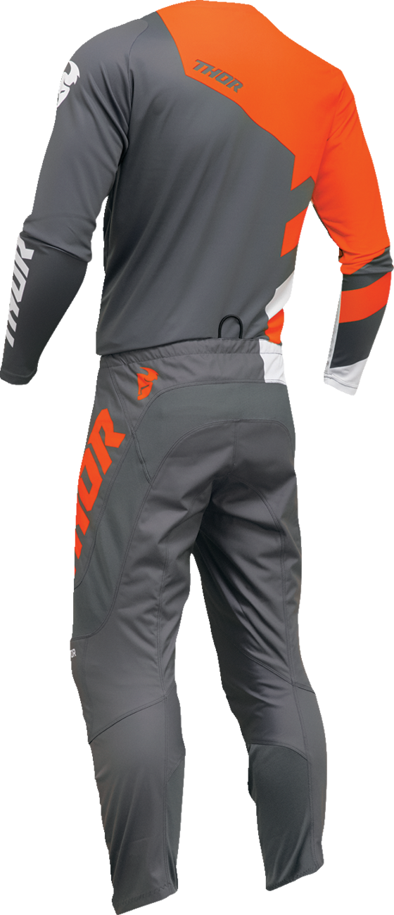 THOR Sector Checker Jersey - Charcoal/Orange - 2XL 2910-7591