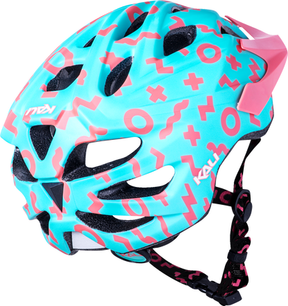 Casco KALI Youth Chakra Plus - Zwiggles - Espuma de mar mate/Salmón 221421212 