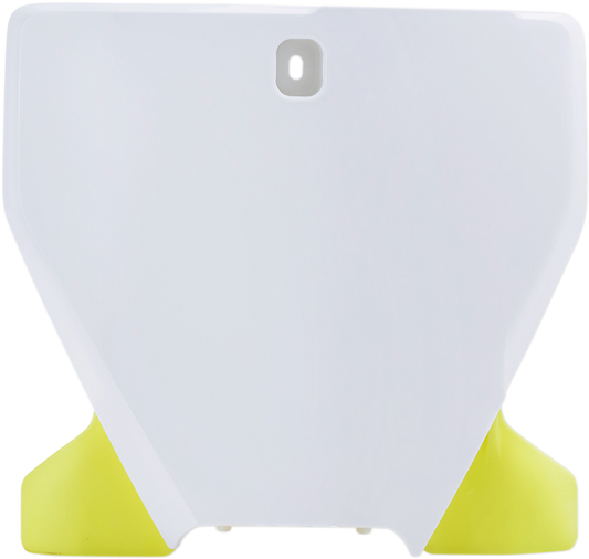 Placa de matrícula delantera ACERBIS - '20 blanco/amarillo 2726576814
