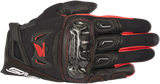 ALPINESTARS Honda SMX-2 Air Carbon V2 Gloves - Black/Red - Medium 3567818-13-M