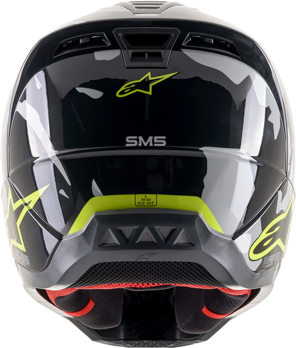 ALPINESTARS SM5 Helmet - Rover - Gray/Yellow - XS 8303921-1592-XS