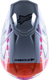 ALPINESTARS Supertech M10 Helmet - Daytona - MIPS® - Haze Gray/Orange Fluo/Rhodamine - XL 8302423-9243-XL