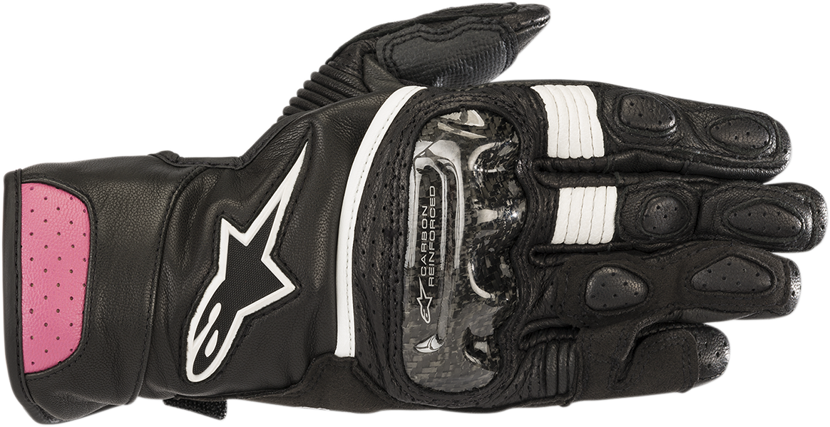 ALPINESTARS Stella SP-2 V2 Gloves - Black/Fuchsia - Large 3518218-1039-L