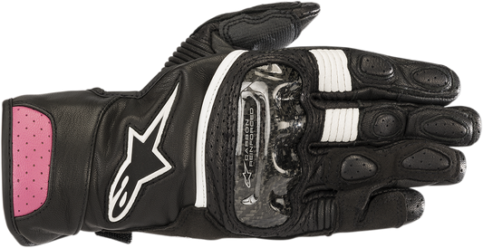 ALPINESTARS Stella SP-2 V2 Gloves - Black/Fuchsia - Small 3518218-1039-S