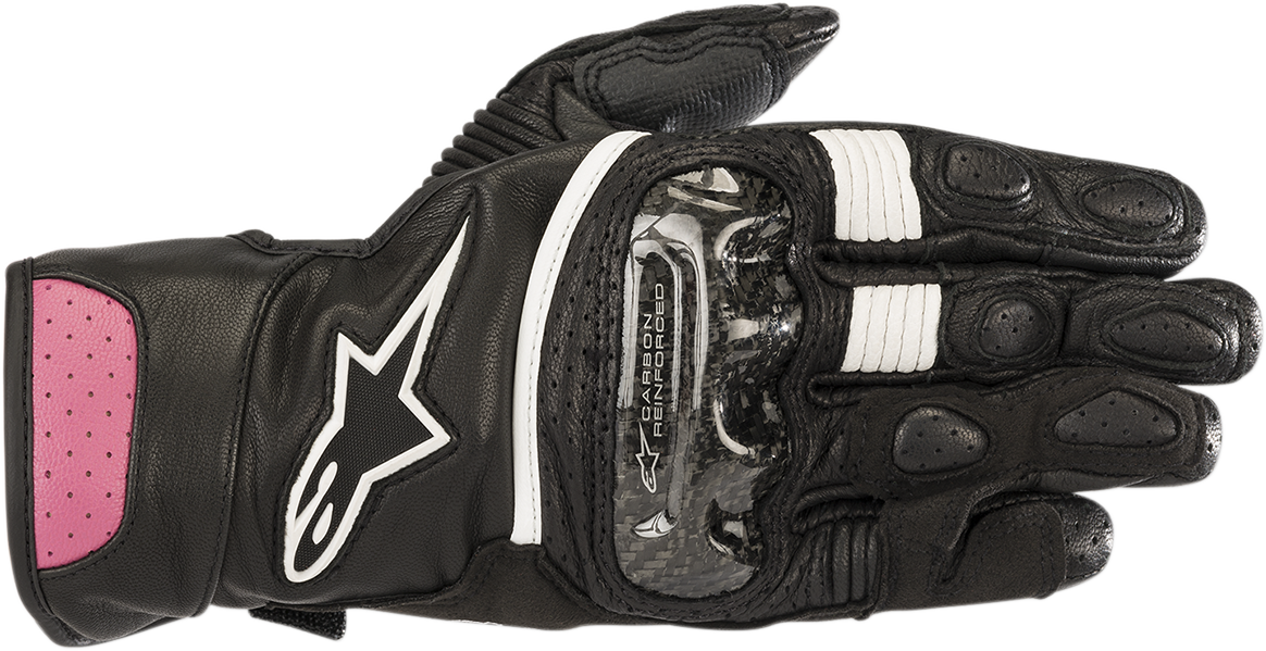 ALPINESTARS Stella SP-2 V2 Gloves - Black/Fuchsia - Small 3518218-1039-S