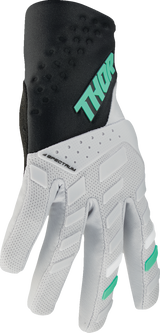 THOR Women's Spectrum Gloves - Black/Mint - Small 3331-0268