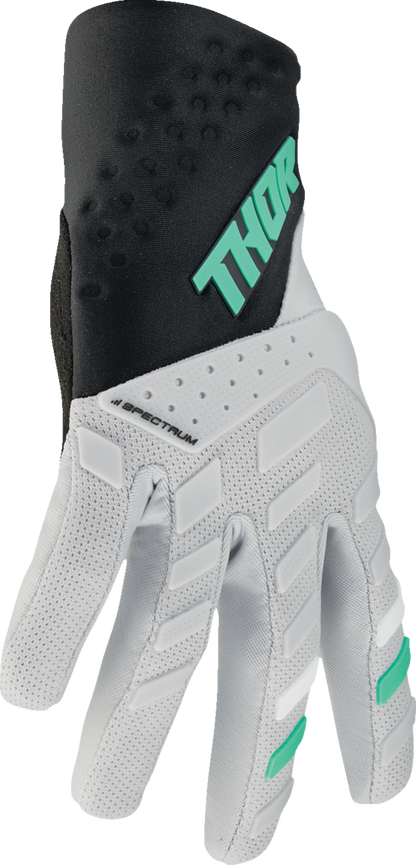 THOR Women's Spectrum Gloves - Black/Mint - Medium 3331-0269