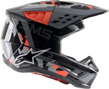 ALPINESTARS SM5 Helmet - Rover - Gray/Red - Small 8303921-1392-SM
