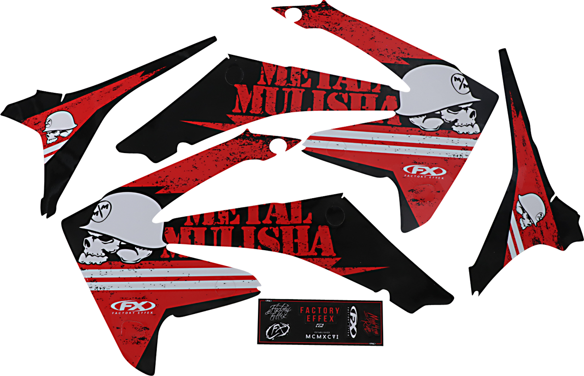 Kit de gráficos FACTORY EFFEX Metal Mulisha - Honda 23-11336 