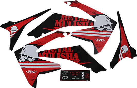 Kit de gráficos FACTORY EFFEX Metal Mulisha - Honda 23-11336 