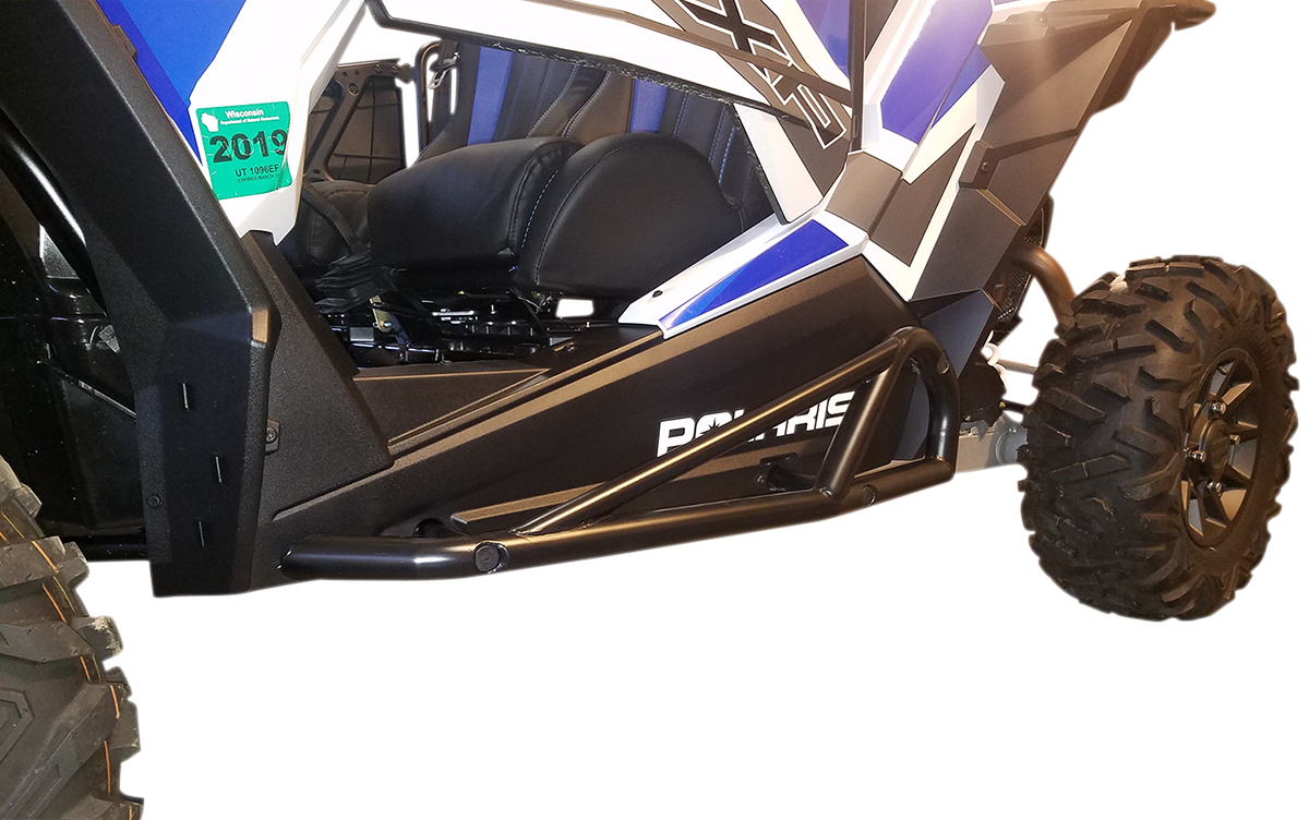 MOOSE RACING Nerf Bars - Black - RZR 2-Seater 1004-BK